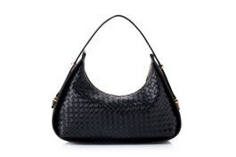 Lucky Bees Bolso de Mano Weave Anthracite
